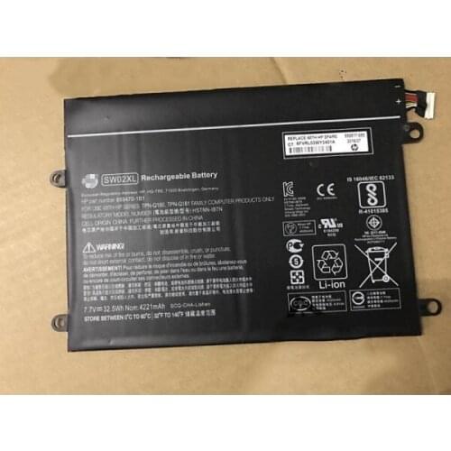UGB genuine Replacement HP HSTNN-IB7N SW02XL TPN-Q180 TPN-Q181 Tablet Battery