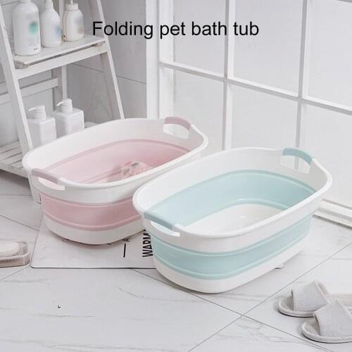 Baby Shower Protable Bath Tub Folding Baby Shower Bathtub Portable Pet Bath Tubs Safety Security Bath Accessories Storage Basket