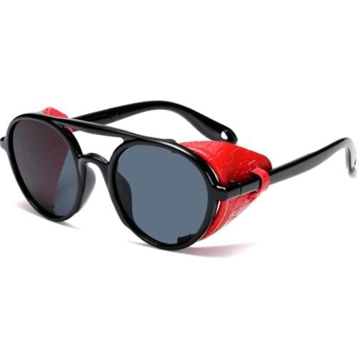 Fashion Round Steampunk Sunglasses Brand Designer Women Men Vintage Sun Glasses Retro UV400 Shades Eyewear Oculos de sol