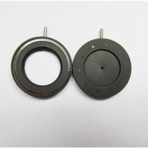 1-18.9mm Mechanical Iris Aperture Diaphragm Condenser Module with 18pcs Blades