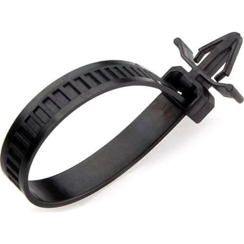 100 Pieces Of 8X200mm Push-Type Installation Ties, Nylon Screw Push-Type Installation Ties, Cable Ties