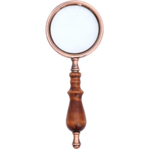 10X Handheld Magnifier Reading Magnifying Glass Portable Jewelry Antique Loupe with High Magnification Power Lens