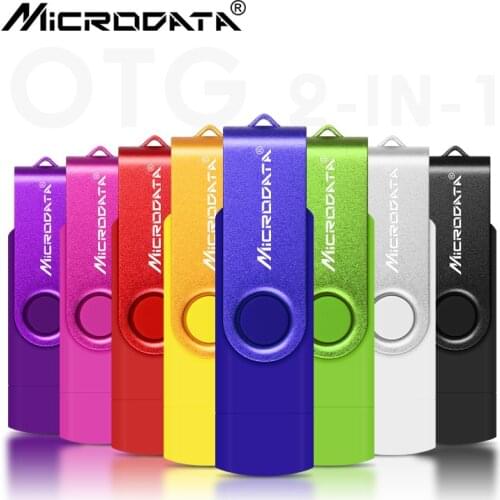 360° Rotate OTG USB Flash drive cle 64G USB 2.0 Smart Phone pen drive 4g 8g 16g 32g 128g micro usb memory storage devices U disk