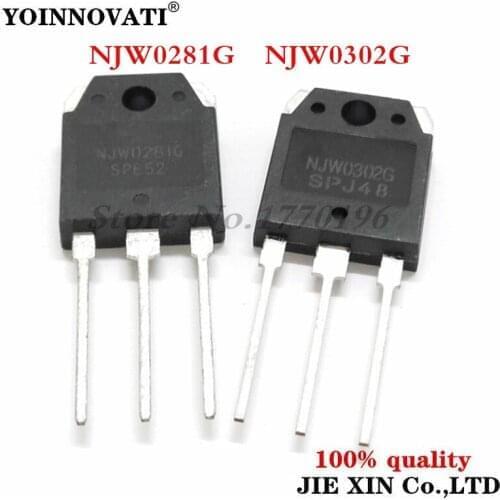 4PCS NJW0281 NJW0302 (2PCS+2PCS) TO-3P NJW0281G NJW0302G Audio Pairing Tube