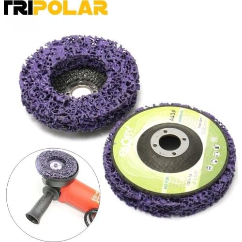 1pc 100/115/125mm Poly Strip Stripper Disc Wheel Stripper Clean Grinder Remover Removal Paint Rust Sanding Polishing