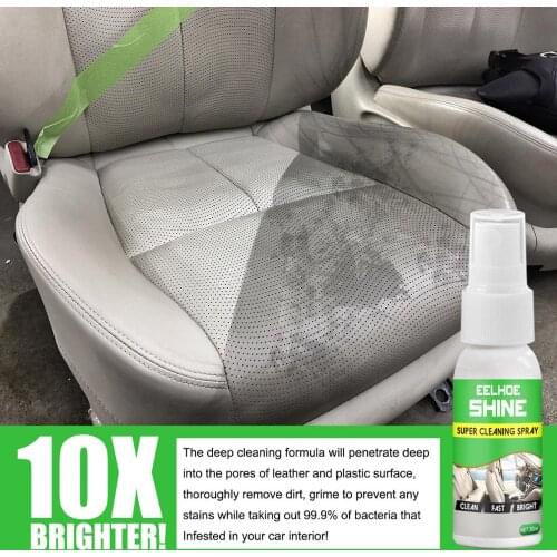 30ml Car Cleaner, Auto Plastic Parts Steering Wheel Leather Refurbishment Agent, Instrument Panel Polishing Decontamination