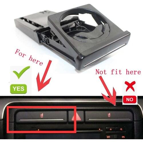 Car Right Hand Drive Cup Holder fit for Audi A4 Avant S4 RS4 B6 8E2862534L 8E2862534K, 8E2862534E, 8E2862534J，8E2862534L