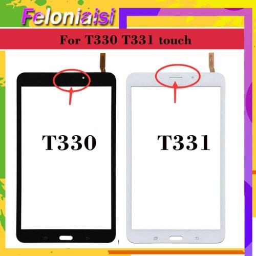 For Samsung Galaxy Tab 4 8.0 SM-T331 T331 LTE T335 Wifi SM-T330 T330 Touch Screen Digitizer Front Glass Panel Sensor Touchscreen