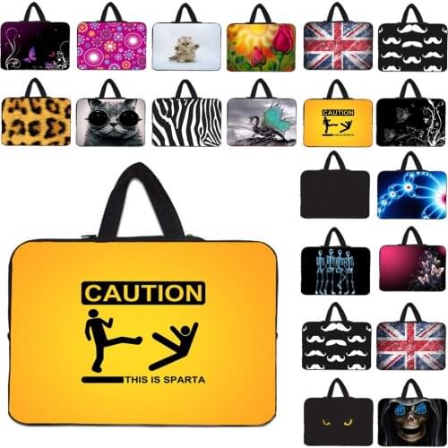 Womens Carry Bag Neoprene Shockproof 9.7 11.6 10 12 13 14 15 17 15.4" Laptop Sleeve Notebook HandBag Cover Case For Macbook IBM