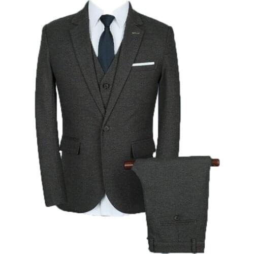 3pc Costume Homme Fashion Vintage Slim Fit Men Suit Plus Size Green Business Formal Wear Hot Groom Wedding Dress Suit Men