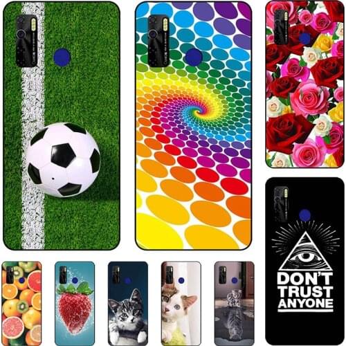 Soft TPU Cover For Tecno Camon 15 Air 15Air Case Cute Lovely Cartoon Pattern Phone Coque Capa Shell Bag Funda