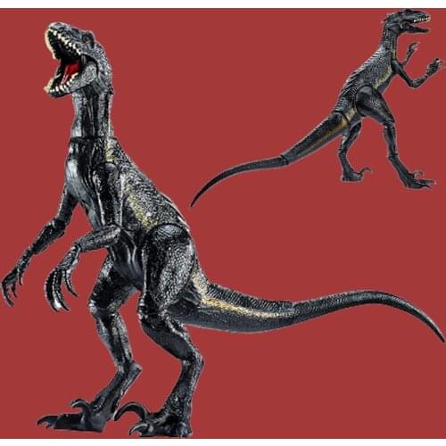 Jurassic World Indominus Rex Movable Joints Dinosaur Tyrannical Empero Velociraptor Model Toy For Children Boy Birthday Gift