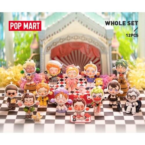 POP MART Whole Set 12 PCS SkullPanda Action Cut Series Collectible Toy Figure Cute Kawaii Designer Figurine Gift