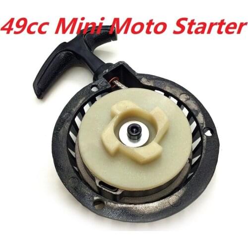Aluminum Alloy Pull starter Easy to Pull Fit 47cc 49cc 2 Stoke Mini Dirt Pocket Pit Bike Moto ATV Quad Free Shipping