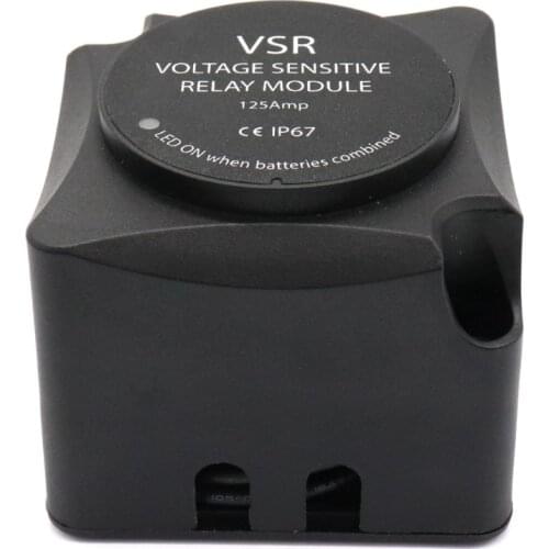 Voltage Sensitive Relay VSR module 12V 125Amp-Automatic charing relay help avoid dead battery Waterproof