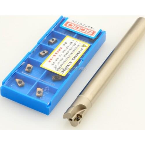 SCGO AD238-0713*C12*100L Small diameter indexable milling cutter bar 13mm cutter diameter for ADMT070208R carbide inserts