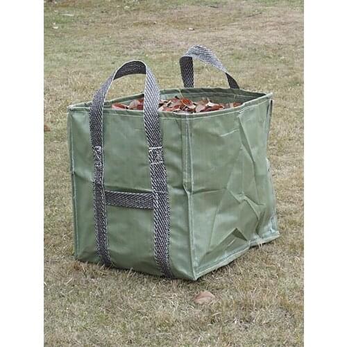 252L Folding Large Capacity Garden Bag Gardening Container Reusable Leaf Sack Trash for Lawn and Yard Waste Storage Bag