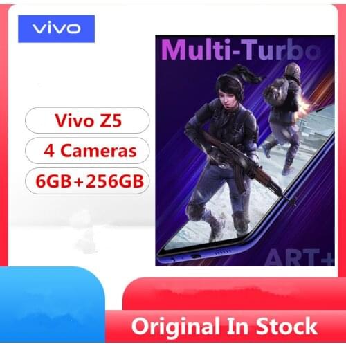 In Stock Vivo Z5 4G LTE Sim Free Phone Snapdragon 712 Android 9.0 6.38" 2340x1080 6GB RAM 256GB ROM Face ID fingerprnit 48.0MP