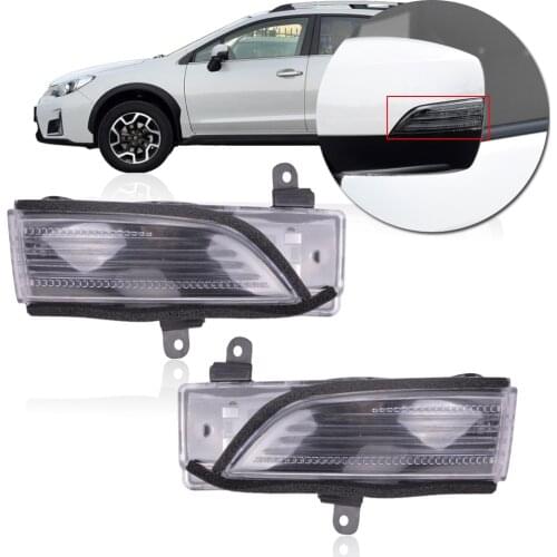 CAPQX LED Side Rearview Mirror Turn Indicator Signal Lamp For Subaru Forester Impreza WRX STI XV Crosstrek Legacy Outback 12-17