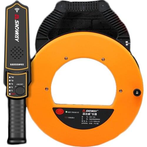 Plugging Device 20m Deep way Electrician Pipeline Detector Wear Wire Pipe Iron Pipe PVC Pipe Plugging Detecting Device SW-720