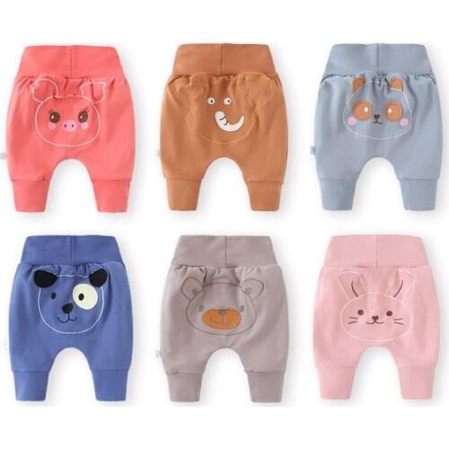 Spring Autumn Newborn Clothing Baby Leggings Newborn Baby Girl Leggings Cotton Long Pants Baby Boy Bottoms Clothes