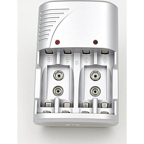 PALO Battery Charger 802 For AA / AAA 9V Ni-MH / Ni-Cd Rechargeable Batteries EU / US Plug