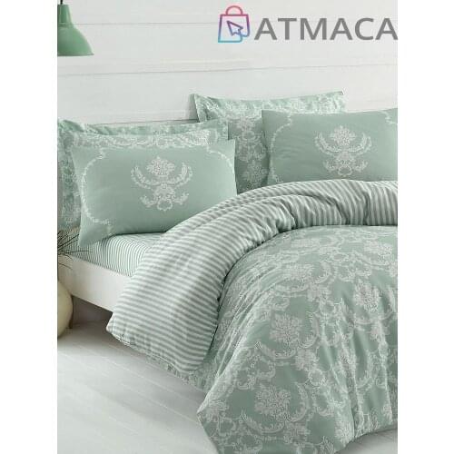 2021 Bedding Set With Pillowcase Duvet Cover Sets Bed Linen Sheet Double Queen King Size Quilt Covers Bedclothes Water Green