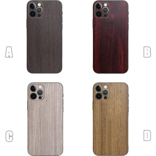 2021 Wood Pattern Skins Phone Back Film Matte Film For iPhone 11 12 Pro Max X XS XR XS Max 6 7 8 Plus SE2020 Phone Stickers