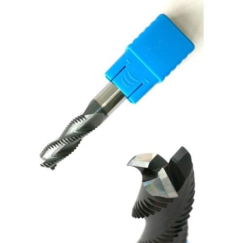 8mmX20MM hrc45 D8*20*D8*60 3 Flutes Roughing endmills Spiral Bit Milling Tools Carbide CNC Router bits