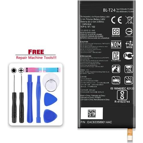 4100mAh BL-T24 Battery For LG K220 k220dsk X Power k220ds k220z k220dsz k220y ls755 BL T24 Bateria + Free tool
