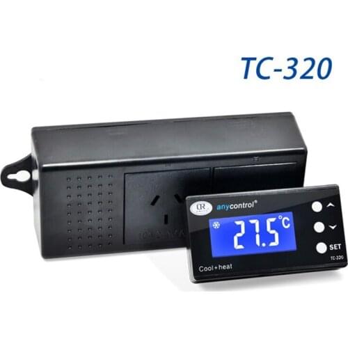 TC-320 Digital Aquarium Thermostat PID Temperature Controller Waterproof Sensor Outlet Aquarium Heater Cooler Termostato Aquario