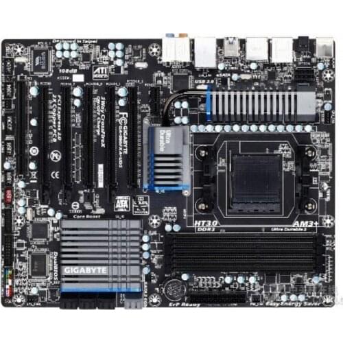 For Gigabyte GA-990FXA-UD5 Original Used Desktop Motherboard 990FXA-UD5 for AMD 990FX Socket AM3 AM3+ DDR3 On Sale