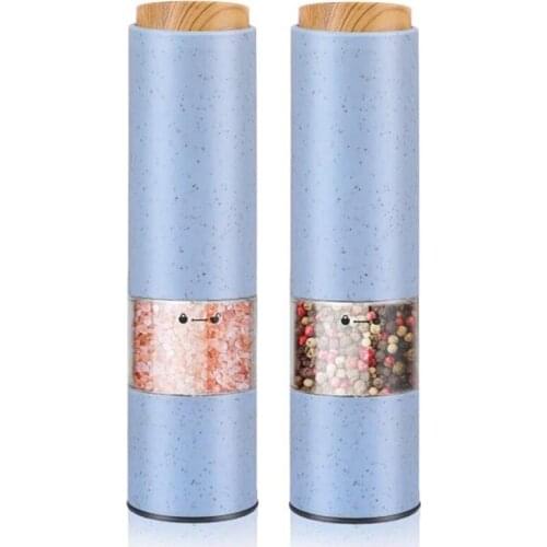 Electric Salt Pepper Grinder,Electric Ceramic Burr Mill for Herb/Pepper/Spice,Adjustable Kitchen Grinding Gadgets