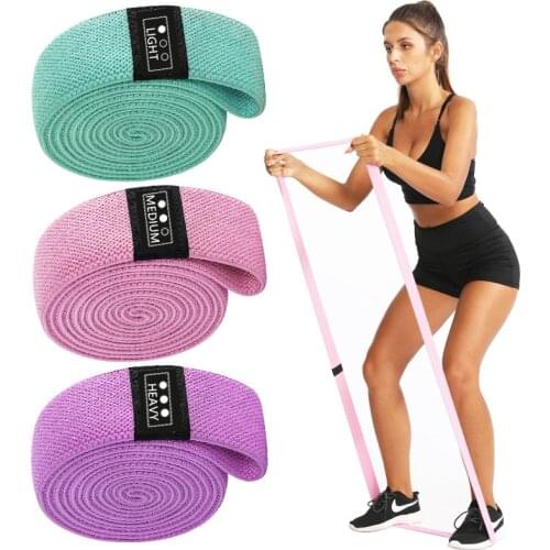 Yoga Resistance Bands Gym Sports Elastic Fitness Bands Yoga Buttocks Cocked Circle Thigh Squat Band Home Fitness Equipment