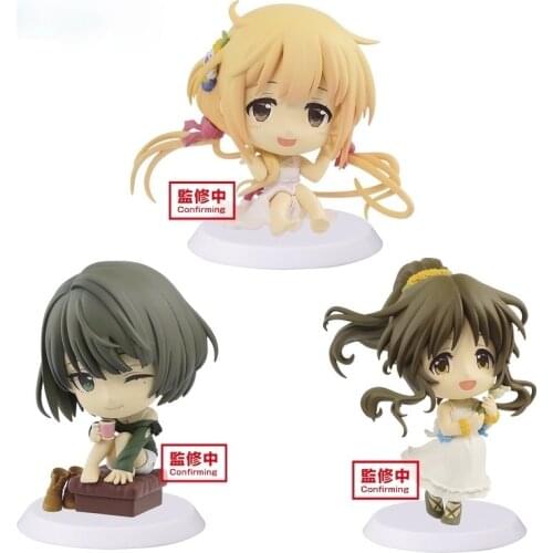 BANDAI Banpresto Idol master Aiko Takamori Futaba Anzu Takagaki Kaede Anime Figure