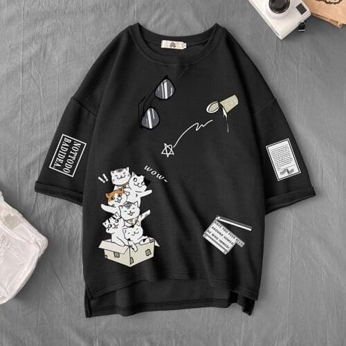 Short Sleeve T Shirt MenS For 2021 Summer Print Black White Tshirt Top Tees Brand Fashion Clothes Plus Size M-5XL O NECK