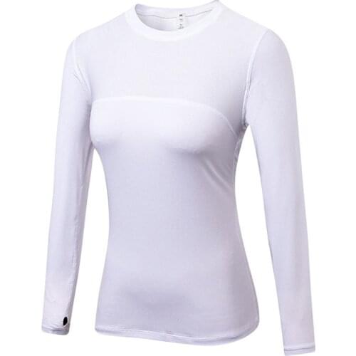 Compression Running Shirts Quick Drying Tops Fitness Tights Mesh Gym Clothing Thermal Underwear Blouse Yoga Training Rashguard