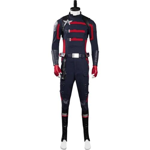 Captain John Walker Cosplay Costume Men Women Uniform Suit Outfits Halloween Carnival Costumes