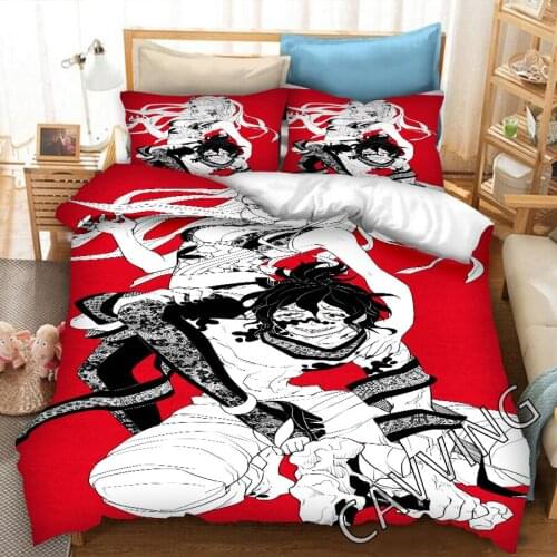 Demon Slayer 3D Printed Bedding Set Duvet Covers & Pillow Cases Comforter Bedding Set Bed Linen( US Sizes/EU Sizes/AU Sizes) K4