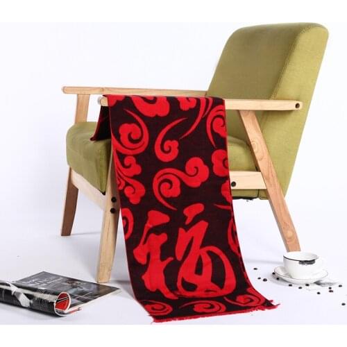 New Winter Scarf With Large Size 180x30cm Warm Red Scarf Pashmina Lady Tassel Poncho Best New Year Gift Faux Cashmere Scarf