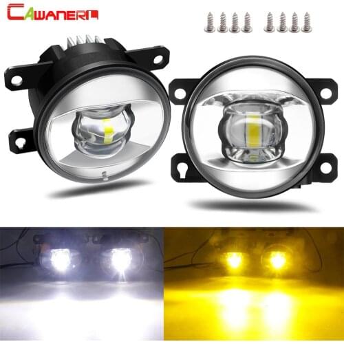 Fog Light Assembly 30W Car Front Bumper LED Fog Lamp DRL 8000LM 12V For Honda CR-V Accord CR-Z City Pilot Insight Fit Crosstour