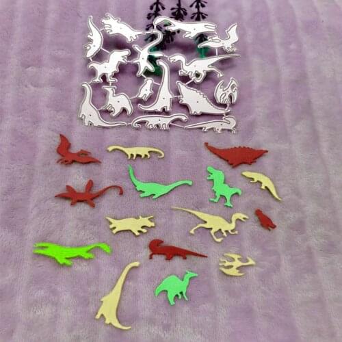 Various dinosaur animals Metal Cutting Dies for DIY Scrapbooking Album Paper Cards Decorative Crafts Embossing Die Cuts