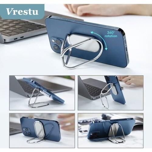 Luxury Metal Mobile Phone Finger Ring Holder Mobilephone Desk Support Exquisite Magnetic Car Bracket Stander for iPhone 12 11 XS