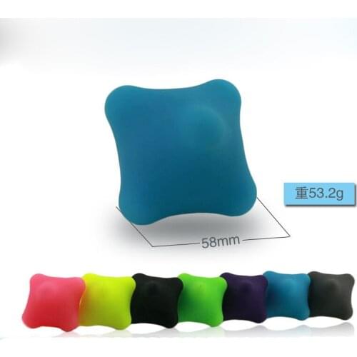 Silicone Palm Muscle Massage Ball Recovery Hexagonal Fascia Ball Hand Acupressure Finger Massager Rehabilitation Therapy
