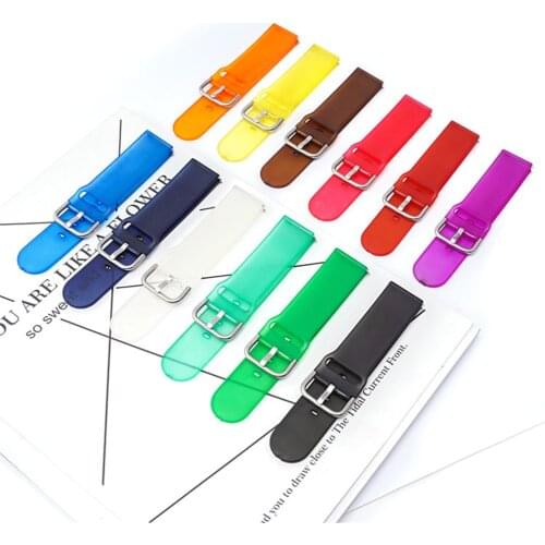 22mm Silicone Strap for Huawei Watch GT/2/2e/Pro 46mm Soft Sport Wrist Band Bracelet for Samsung Galaxy 46mm watch3 45mm Gear S3