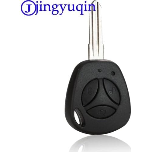 Jingyuqin 3 Buttons Replacement Car Key Shell For Lada Uncut Auto Blank Remote Key Case Cover Fob Priora Kalina