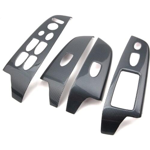 Car Styling Door Handle Armrest Cover Window Lift Adjust Cover Trim Moldings RHD Chrome ABS Frame Overlays For Honda 2006-2011