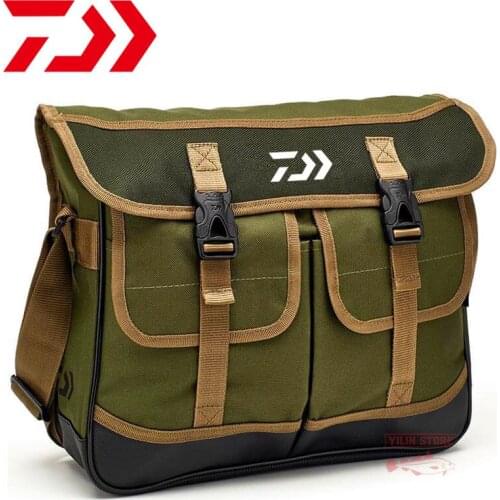 DAIWA Fishing Bag Multifunctional Bait Equipment Storage Fishing Bag Outdoor One-shoulder Messenger Bag Waterproof Fishing Bag