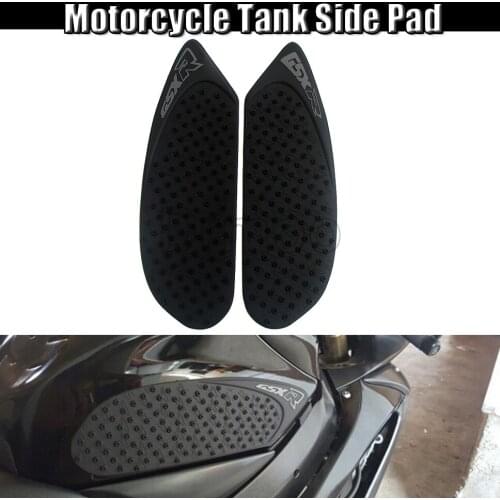 Motorcycle Protector Anti Slip Tank Pad Stickers Gas Knee Grip Traction Side Decal For Suzuki GSXR600 GSXR750 2007-2008