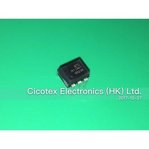 10pcs/lot H11AA1 DIP-6 OPTOISO 4.17KV TRANS W BASE 6DIP H11AA1M H11AA1TVM